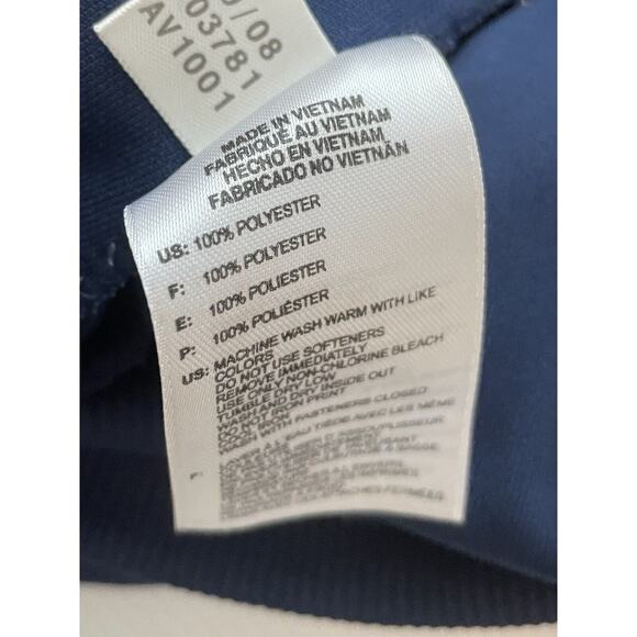 Adidas Adipure Clima365 Track Jacket Size XL Navy Blue Soccer Full Zip - Picture 7 of 7